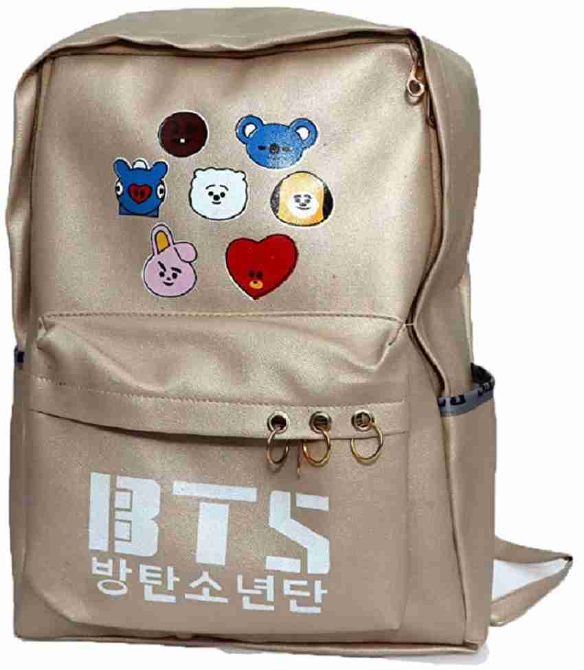 BTS Theme Fan Art Laptop Bag Casual School Backpack