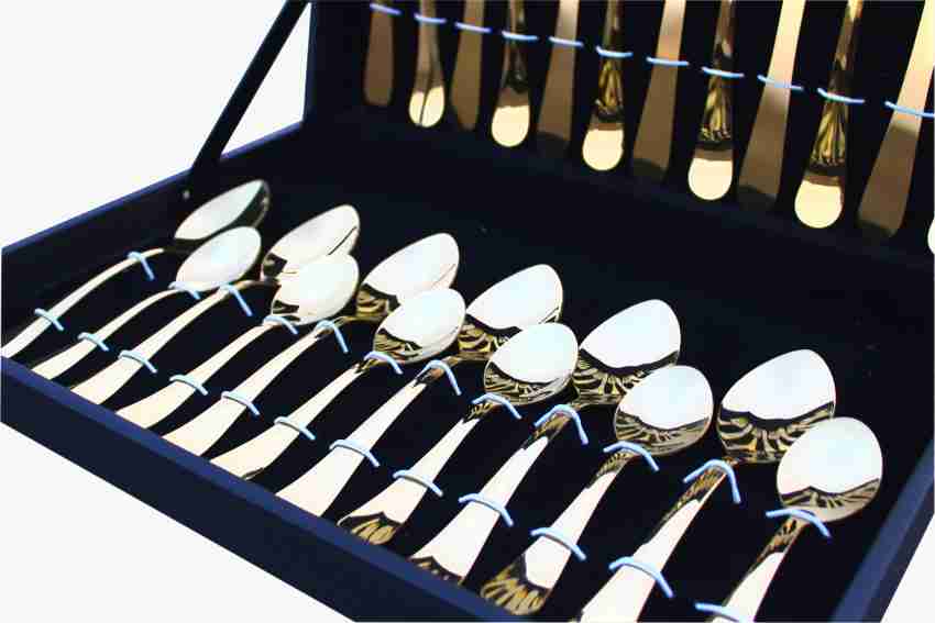 Hot Sell PVD Plated Stainless Steel Cutlery Set Restaurant