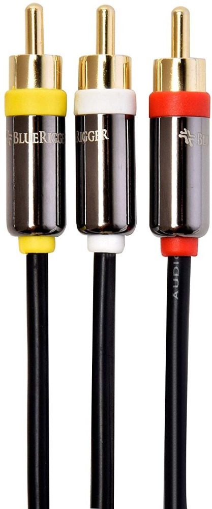 BlueRigger 3.5mm to RCA Audio Cable - (Male Stereo RCA to AUX, RCA Y S –  Bluerigger