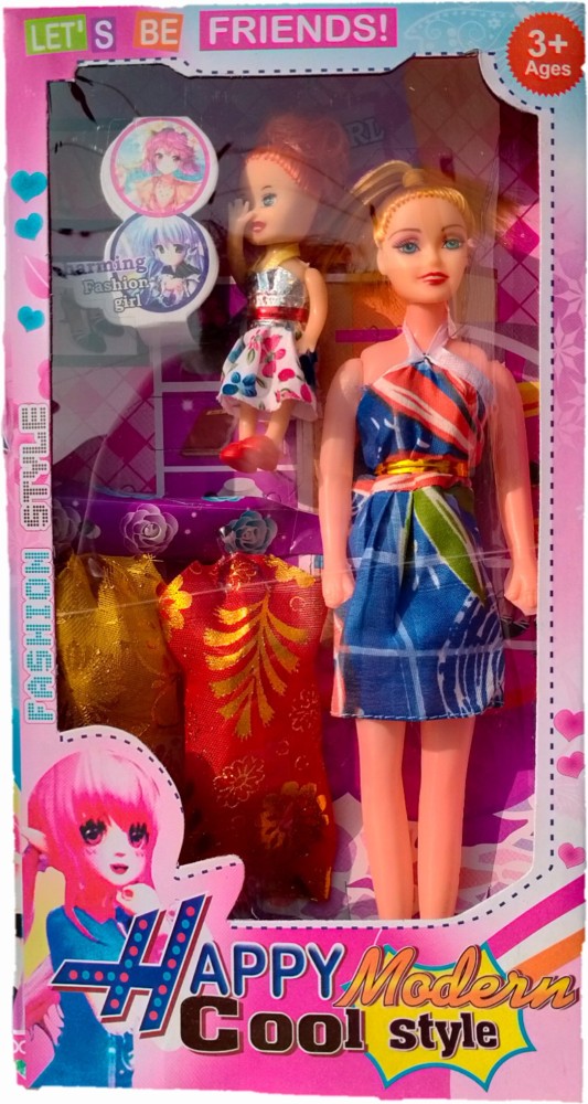 IDREAM Doll Fashion Dress (Pack of 10 Pcs) & Doll Shoes (Pack of 10 Pair)  (Combo Pack) - Doll Fashion Dress (Pack of 10 Pcs) & Doll Shoes (Pack of 10  Pair) (