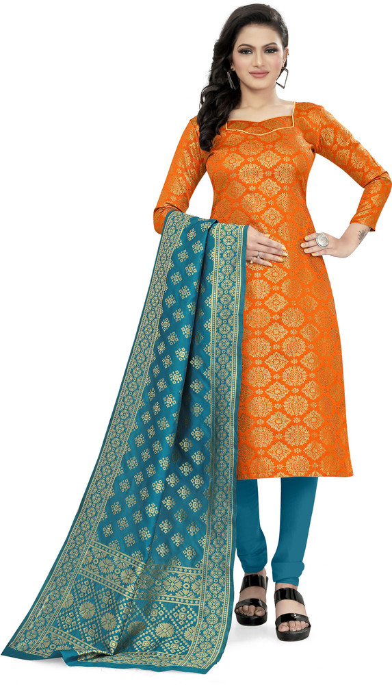 Silk churidar model cheap