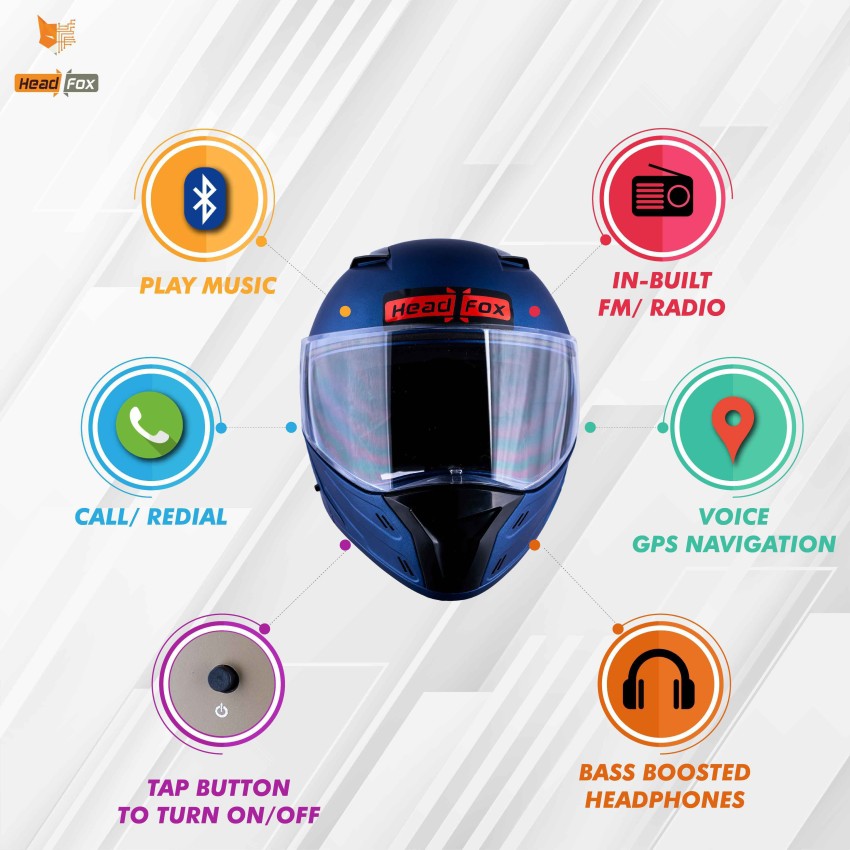 HEADFOX az Bluetooth N1 Motorbike Helmet Buy HEADFOX az