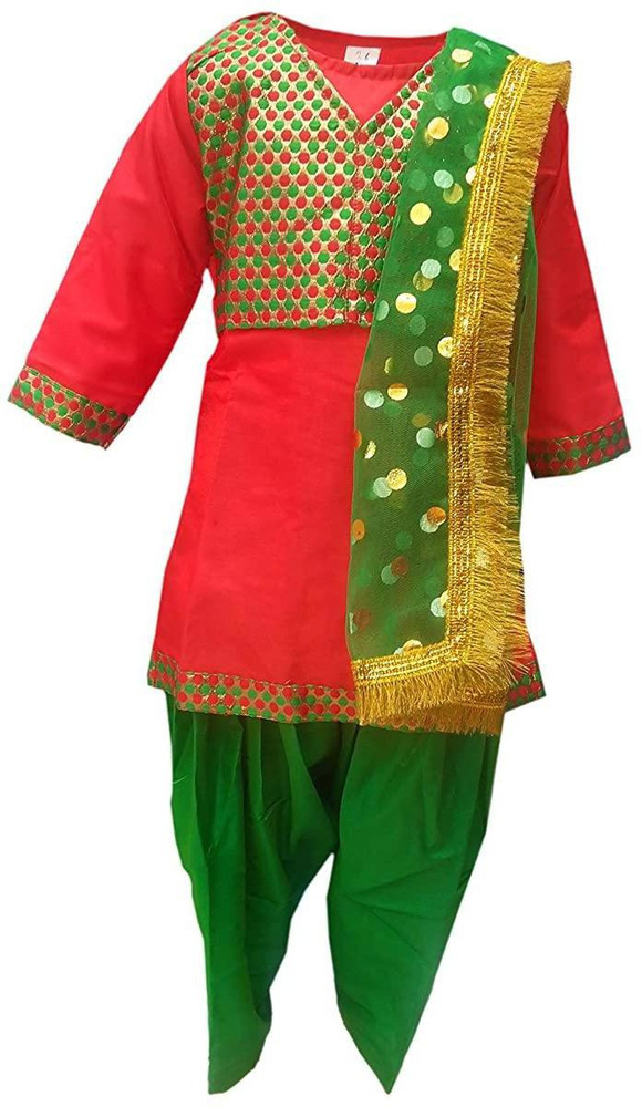 KAKU FANCY DRESSES Indian State Punjabi Folk Dance Costume for