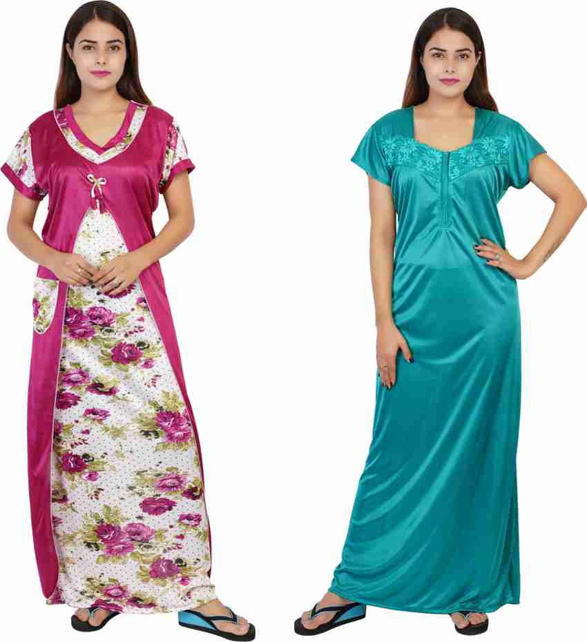 Beautiful night dresses sales flipkart