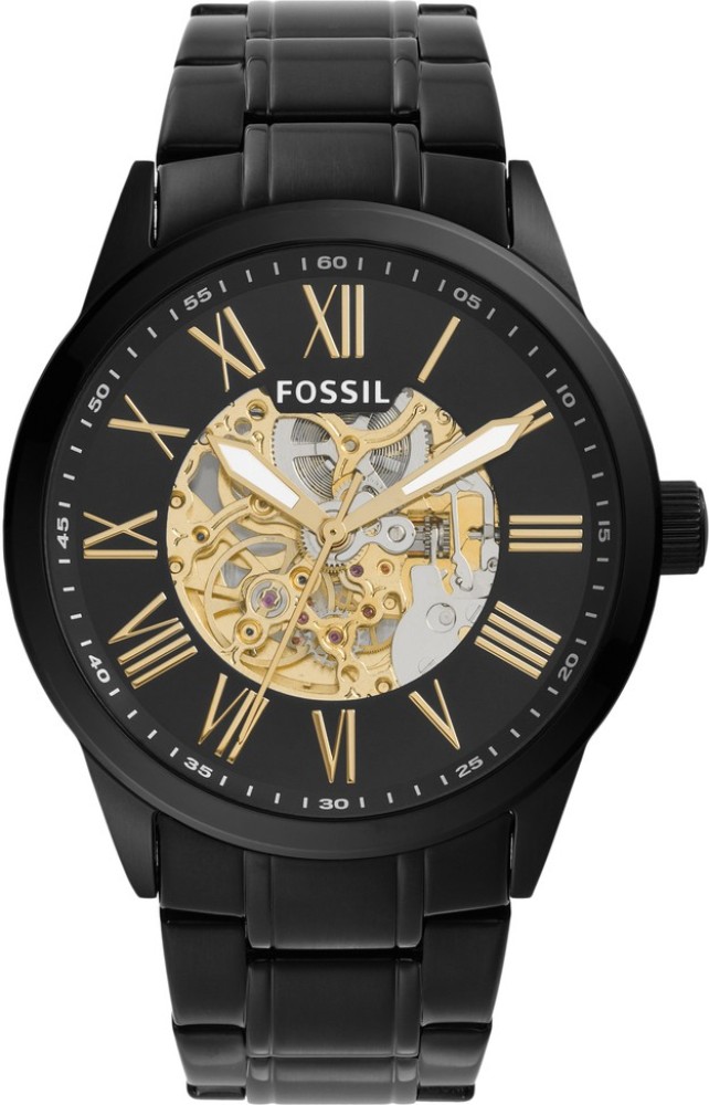 Fossil discount automatico negro