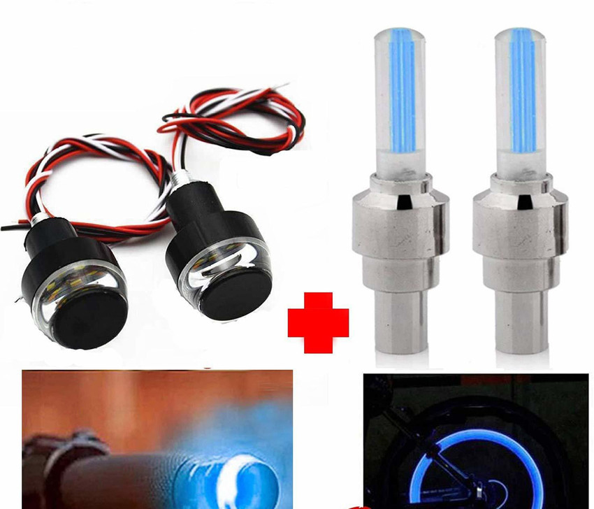 PBTA Combo Pack Of Bike Handle Bar LED Turn Signal Indicators Dual