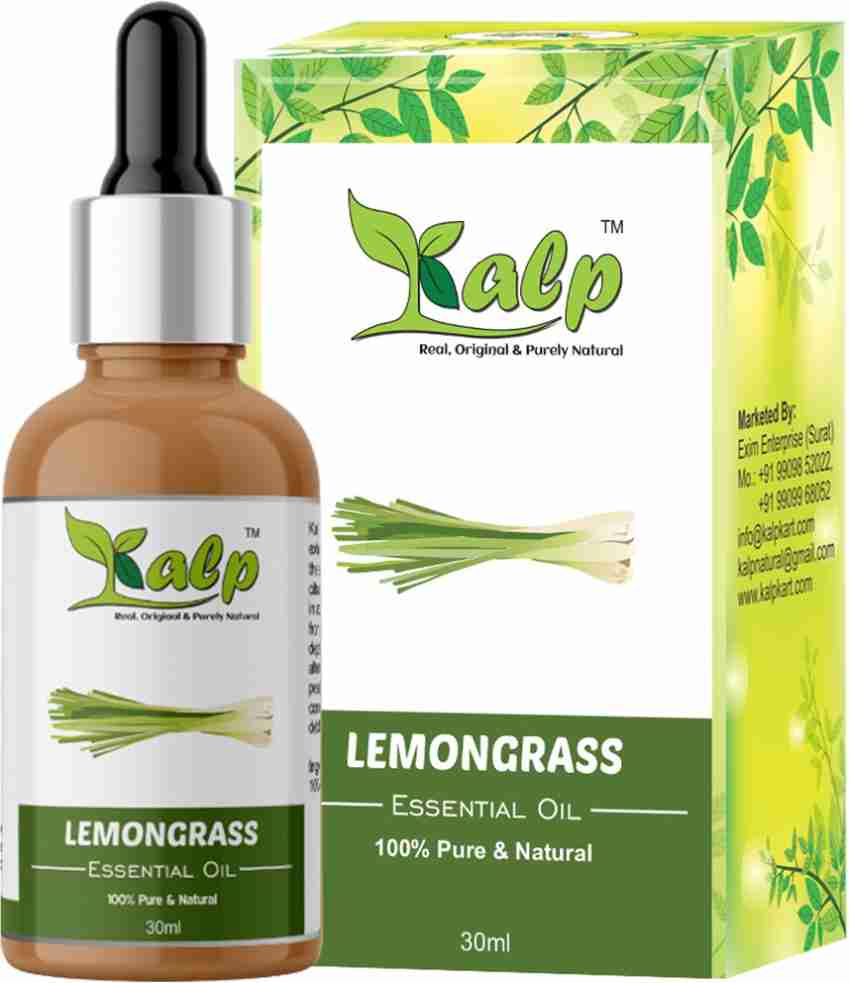 Pure Lemongrass Essential Oil Undiluted Natural Air Freshener Diffuser