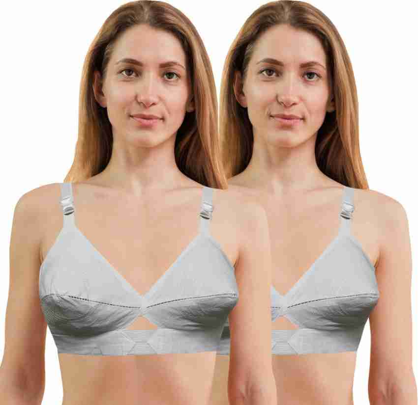 Plain Non-Padded WINSOME ROUNDSTITCH CENTER ELASTIC COTTON BRA, For Daily  Wear at Rs 49/piece in Kozhikode