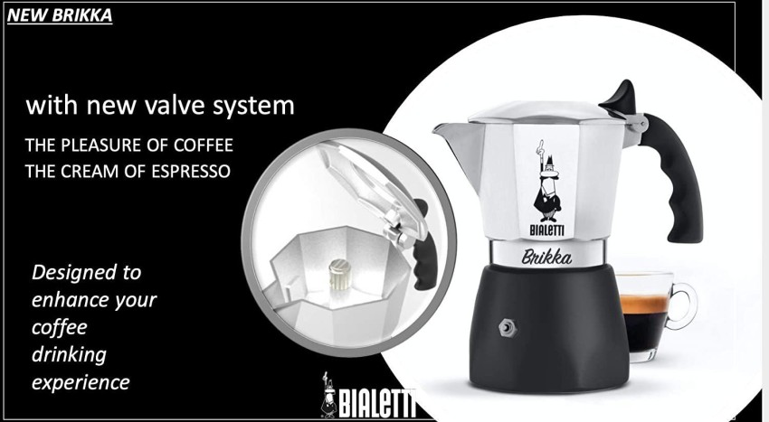 Bialetti Brikka 2 Cups Coffee Maker Price in India - Buy Bialetti