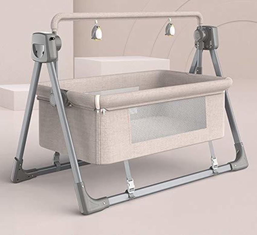 Automatic swing baby cot best sale