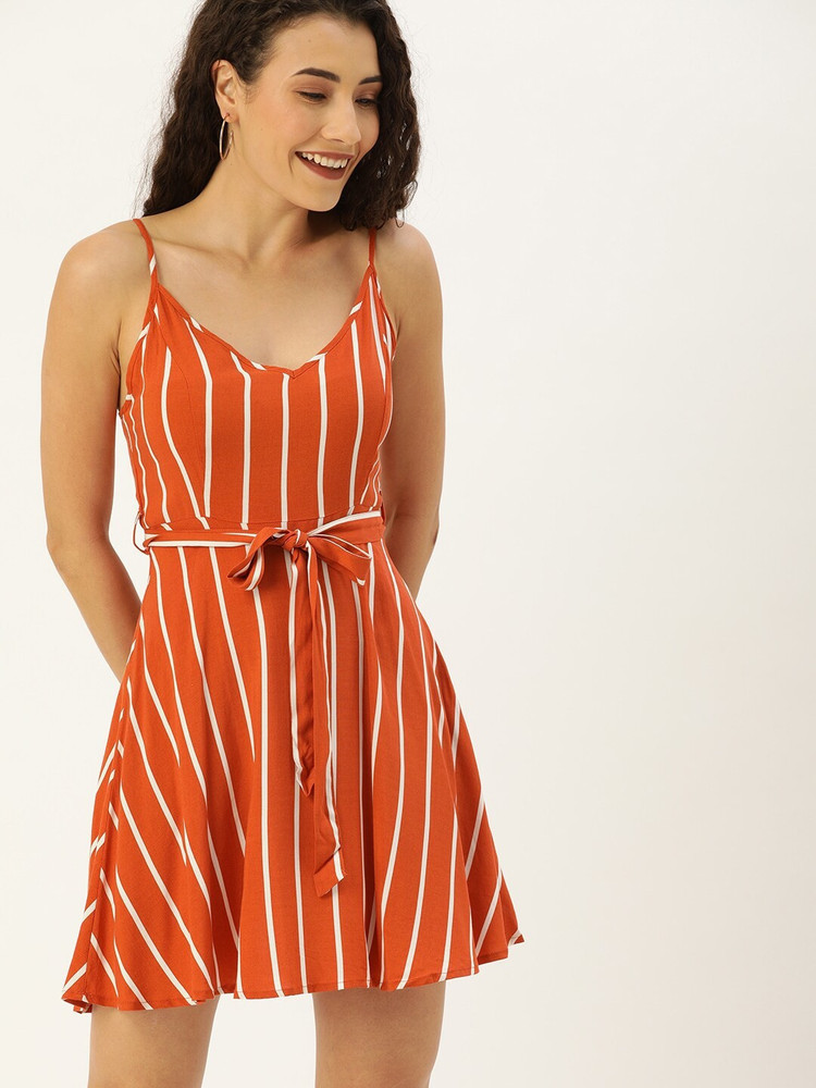 FOREVER 21 Women A line Orange Dress Buy FOREVER 21 Women A line Orange Dress Online at Best Prices in India Flipkart