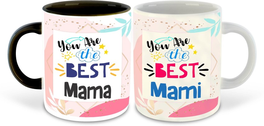 NN KRAFT MAMA MAMI Anniversary Best Gift Set Of 2 Ceramic Ceramic Coffee  Mug Price in India - Buy NN KRAFT MAMA MAMI Anniversary Best Gift Set Of 2  Ceramic Ceramic Coffee