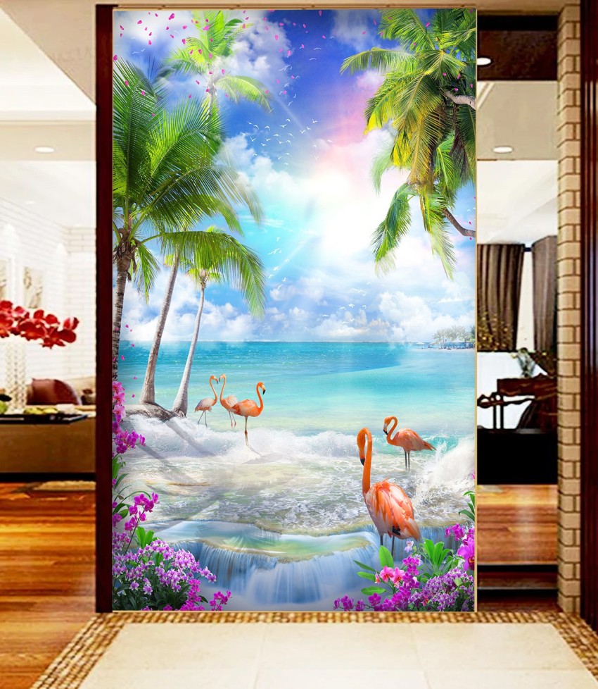HD RAPID DESIGN 60.96 cm Free Yoga Stickers Decorative Wall