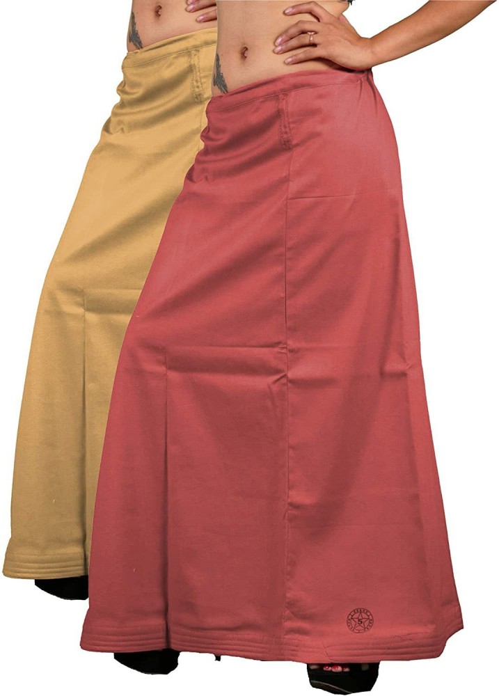 Buy The Crafted Women's Pure Cotton Readymade Inskirt Saree Petticoats  Combo with Handmade Nada (Sulu) Online at Best Prices in India - JioMart.
