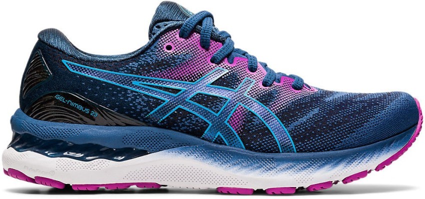 Tenis Asics Mujer Gel Nimbus 23 Azul 1012A885.412