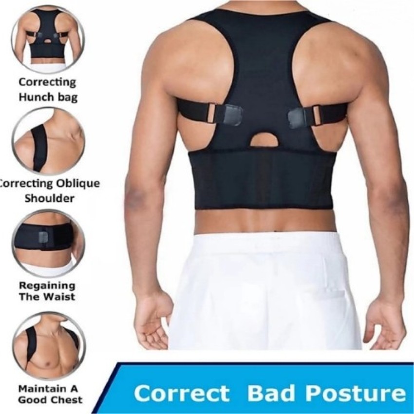 KRITAM Magnetic Therapy Posture Corrector Shoulder Back Support Posture  Corrector - Buy KRITAM Magnetic Therapy Posture Corrector Shoulder Back  Support Posture Corrector Online at Best Prices in India - Fitness