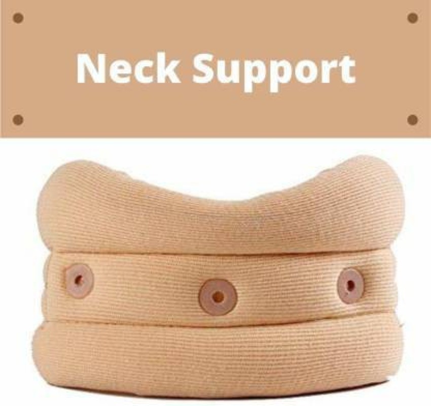 Neck Collar Belt / Cervical Collar Soft Neck Belt Neck Support (Beige) / Cervical  Collar Pain relief