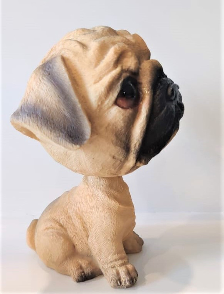 AweStuffs Pug Dog Bobblehead Resin Bobblehead Action Figure for