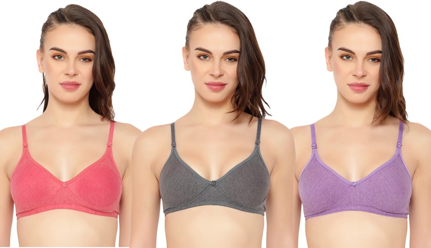 DaylFora Cotton Padded Wire Free Bra Women Full Coverage Lightly Padded Bra  - Buy DaylFora Cotton Padded Wire Free Bra Women Full Coverage Lightly Padded  Bra Online at Best Prices in India