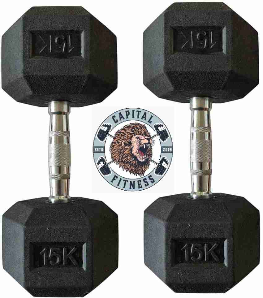 15kg deals hex dumbbells