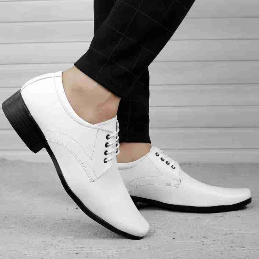 White leather cheap shoes men