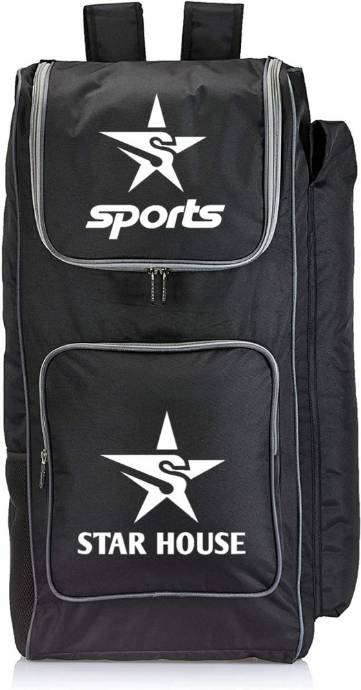 Star House Cricket Kit Bag With Soft Material And Smooth Zipper