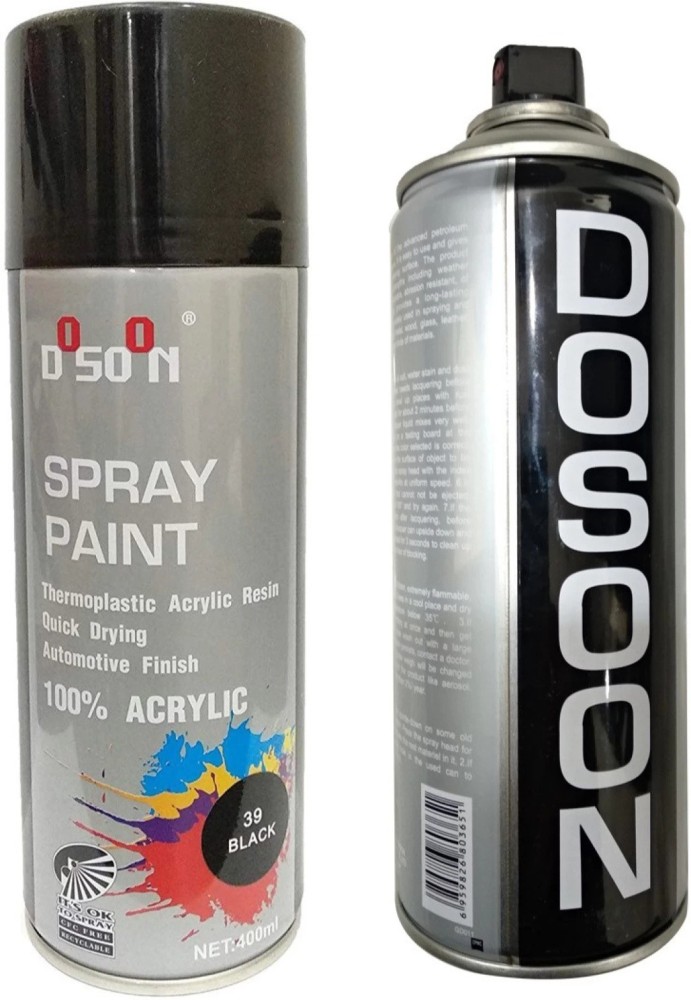 Bike black paint online spray