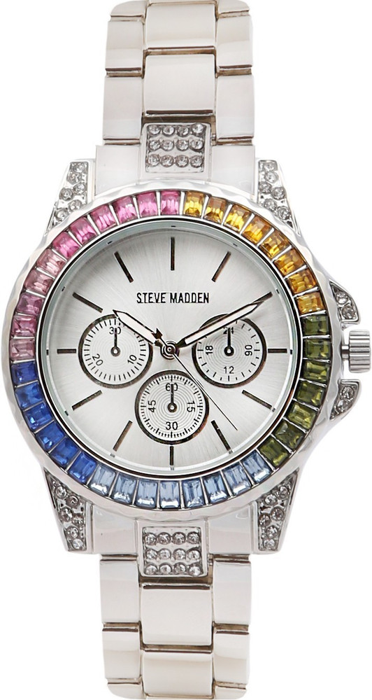 Steve madden discount stainless steel watch