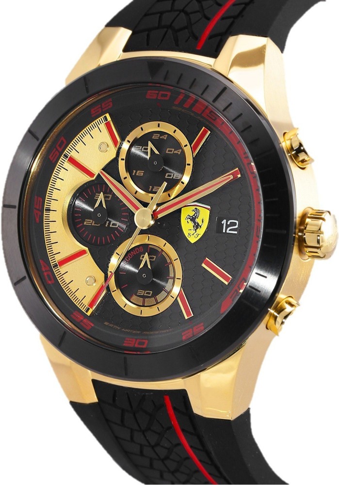 SCUDERIA FERRARI Red Rev Evo Analog Watch For Men Buy SCUDERIA