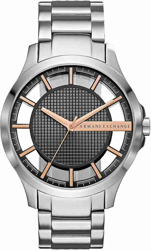 Armani exchange see through cheap watch