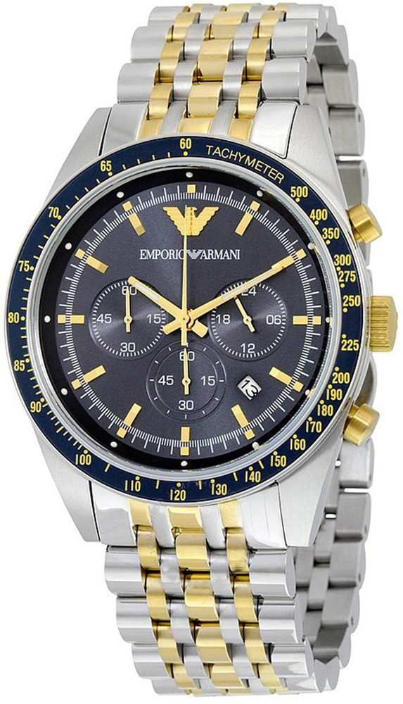 Armani two tone watch mens hotsell