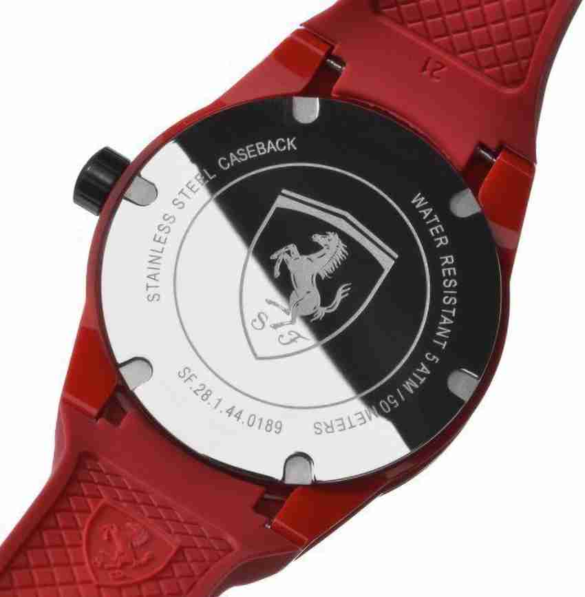 Montre Scuderia Ferrari Homme Red Rev T 0830258 - Bijoux de Mode