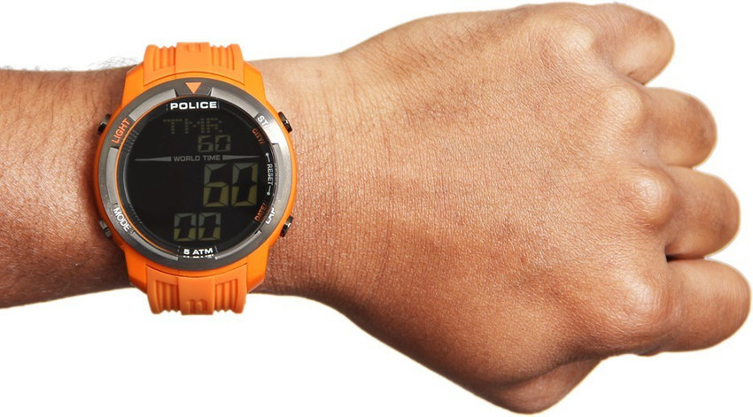 Police watch orange sale