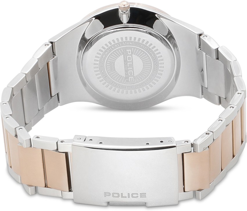 Police stainless steel 2024 back water resistant