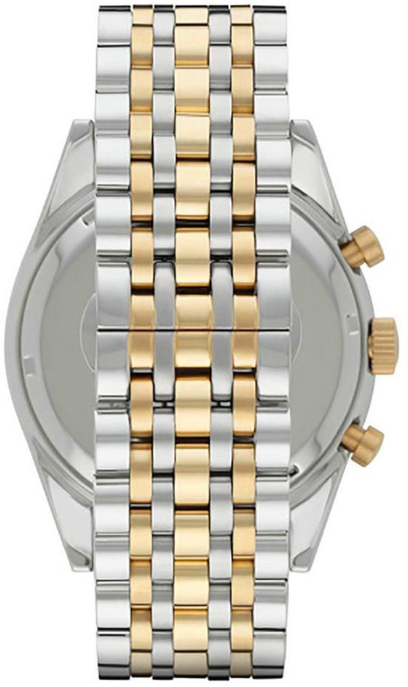 EMPORIO ARMANI Two Tone Stainless Steel Analog Watch For Men
