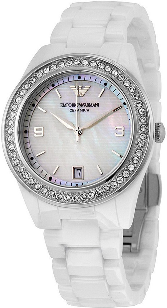 Armani ceramica hotsell ladies watch