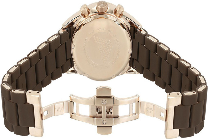 Armani brown watch online