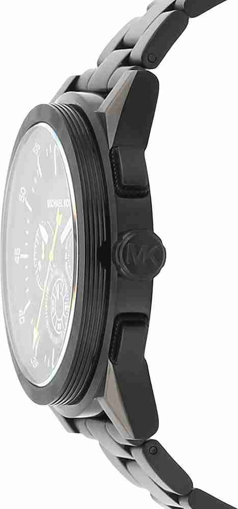 Michael kors black grayson analogue watch store