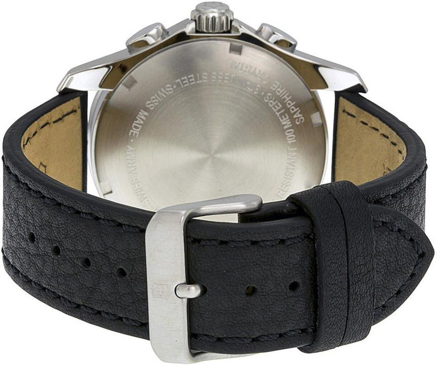 Swiss army victorinox chrono classic leather chronograph mens watch new arrivals 241657