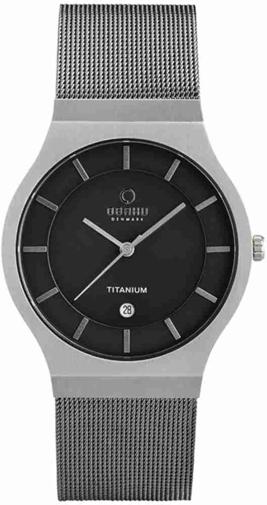 Obaku titanium clearance watch