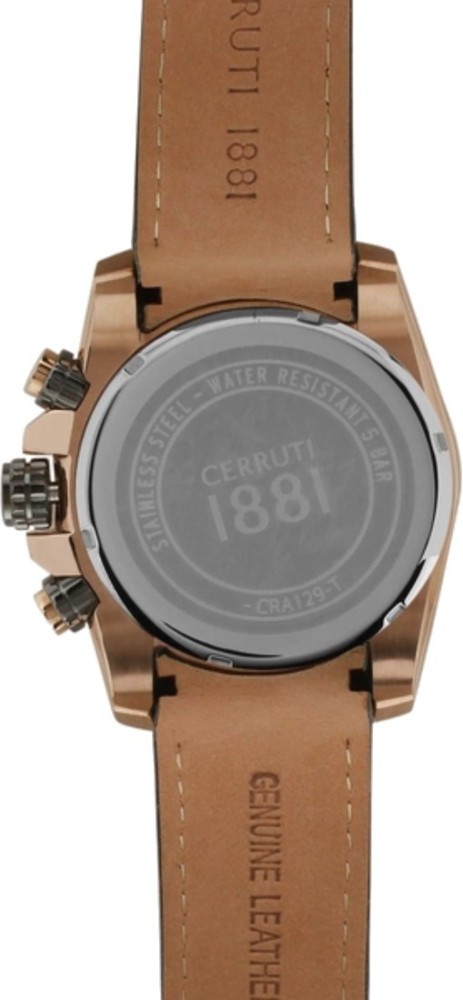 Cerruti 1881 sale leather watch