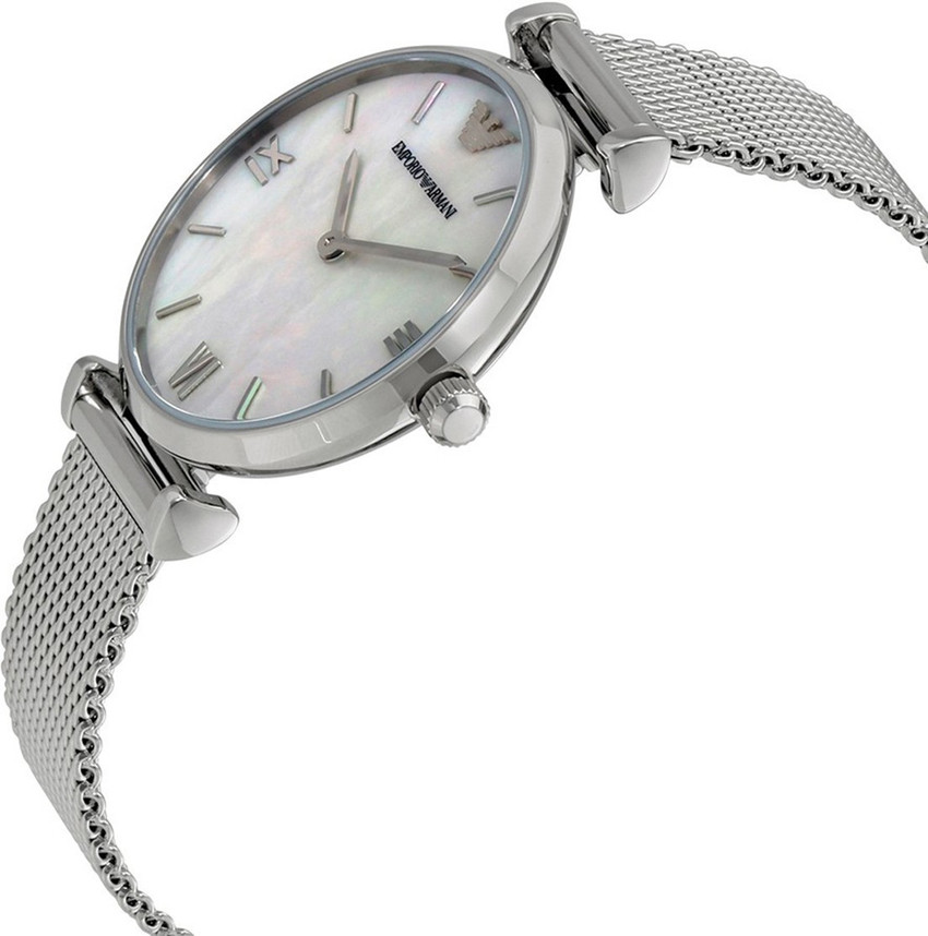 EMPORIO ARMANI Retro Analog Watch For Women Buy EMPORIO ARMANI Retro Analog Watch For Women AR1955 Mother of Pearl Dial Online at Best Prices in India Flipkart