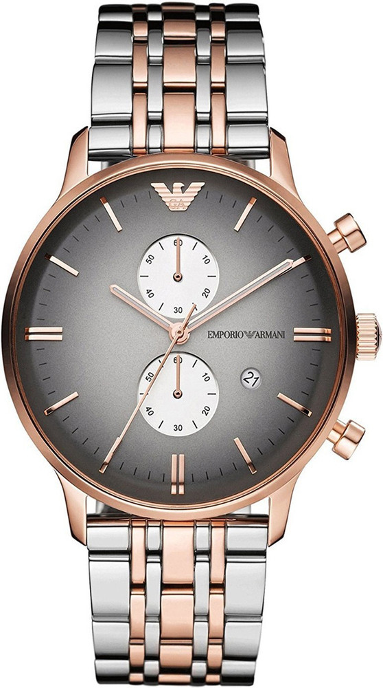 Armani rose gold mens watch cheap