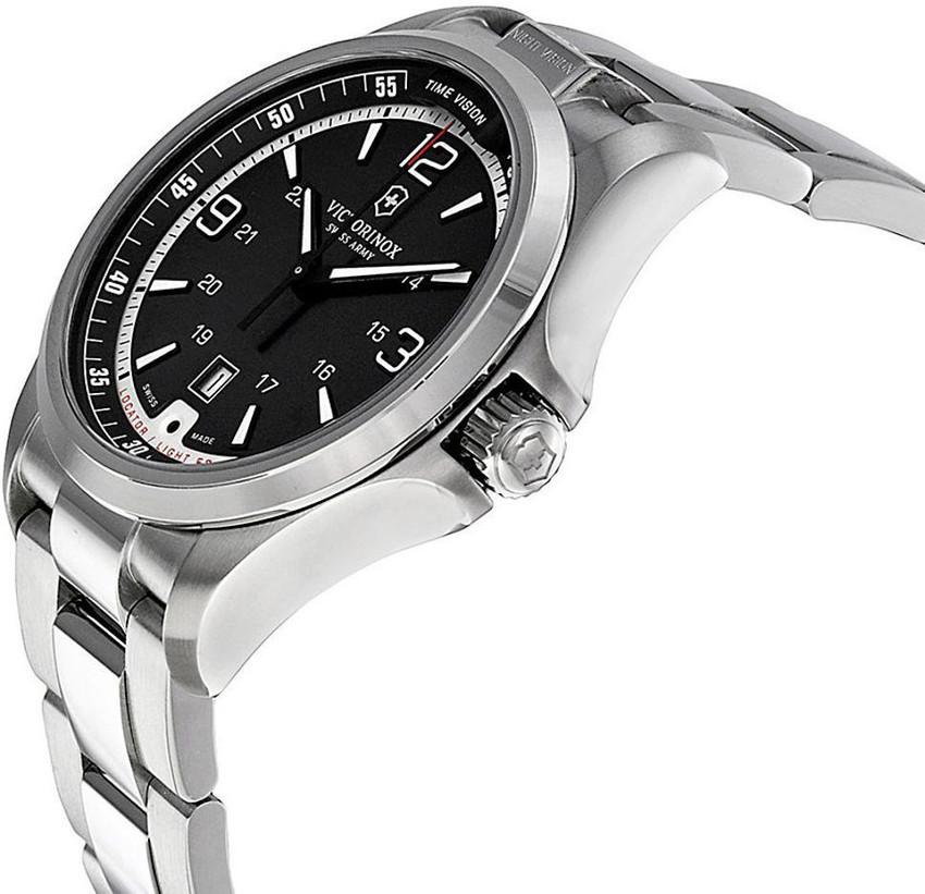 Victorinox men's night vision analog display new arrivals swiss quartz watch