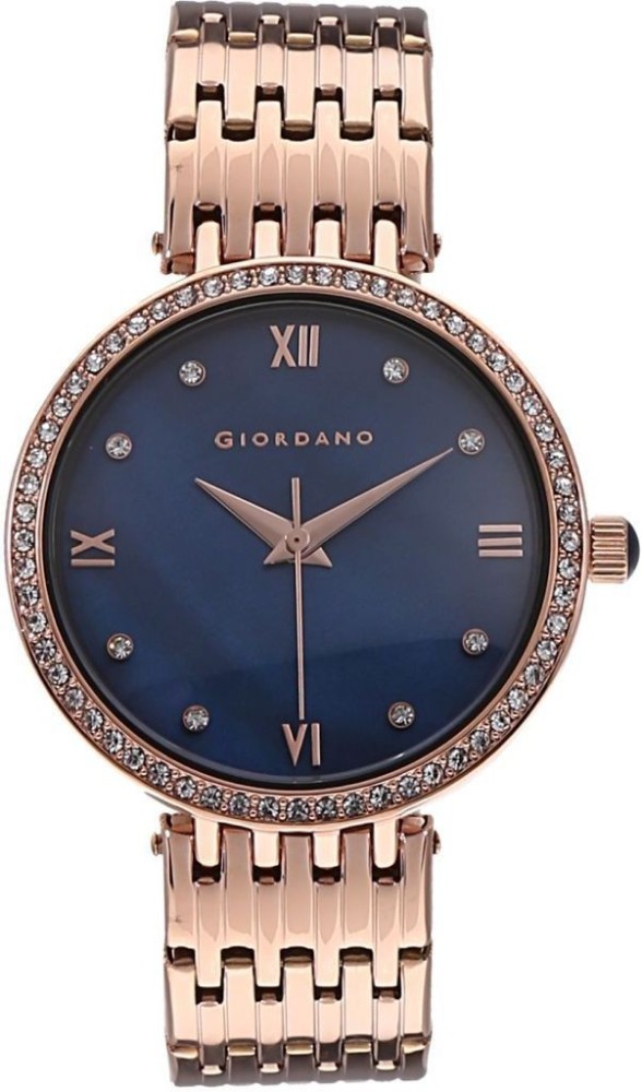 Giordano analog silver on sale dial women's watch