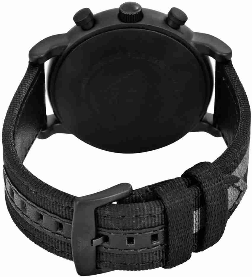 EMPORIO ARMANI Luigi Chronograph Black Dial Analog Watch For Men