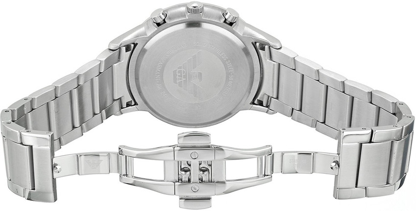 Emporio armani watch men's stainless discount steel bracelet ar2448
