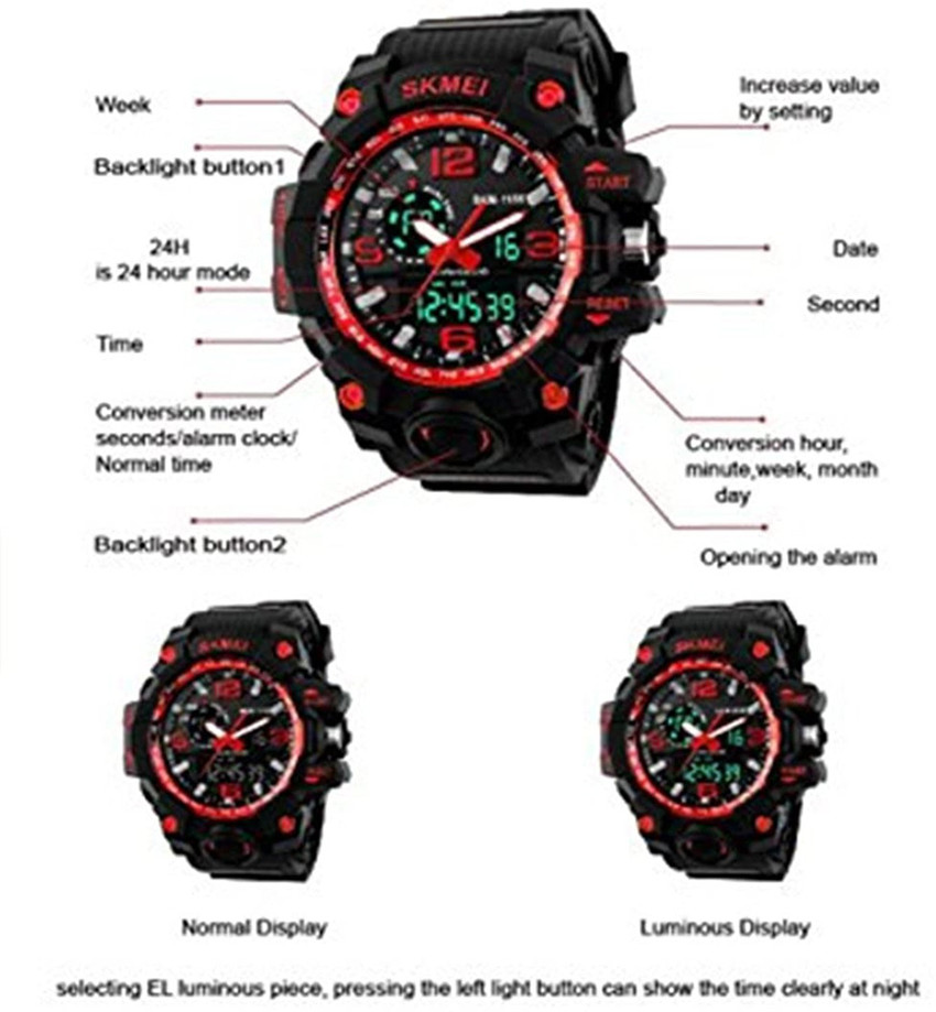 Skmei store 1155 red