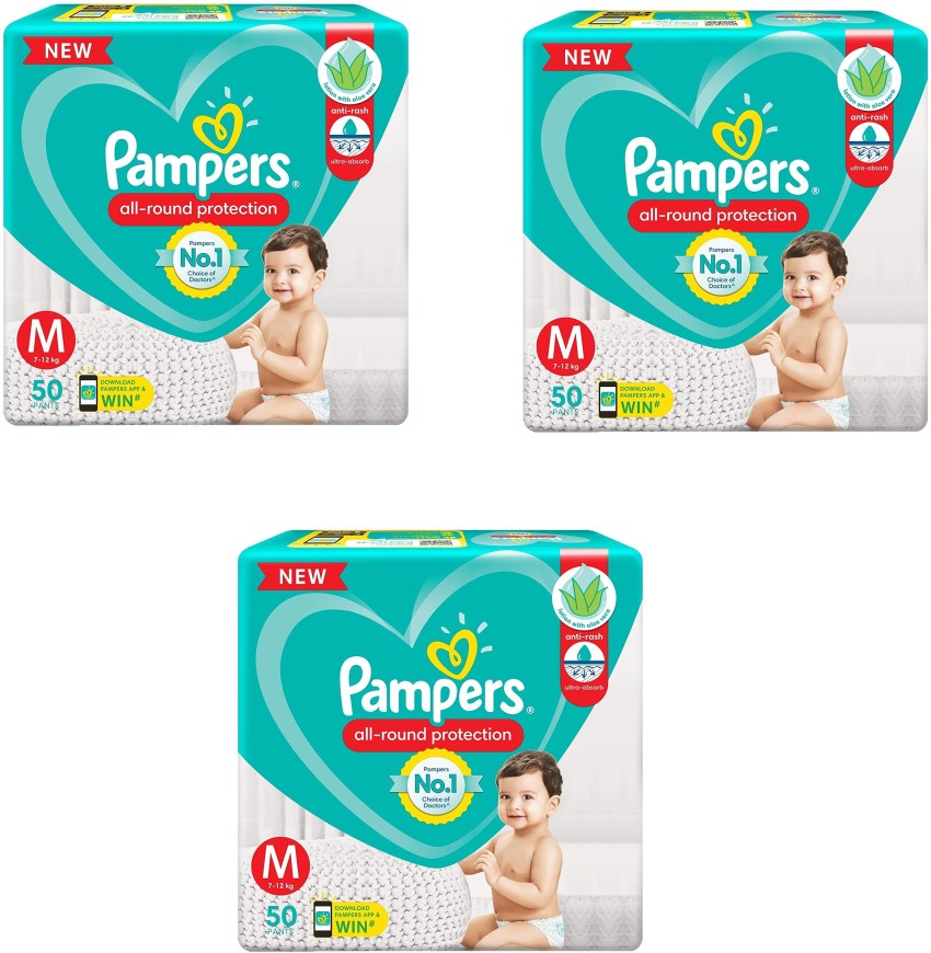 Pampers New Diapers Pants Medium 54 Count Price in India Full  Specifications  Offers  DTashioncom