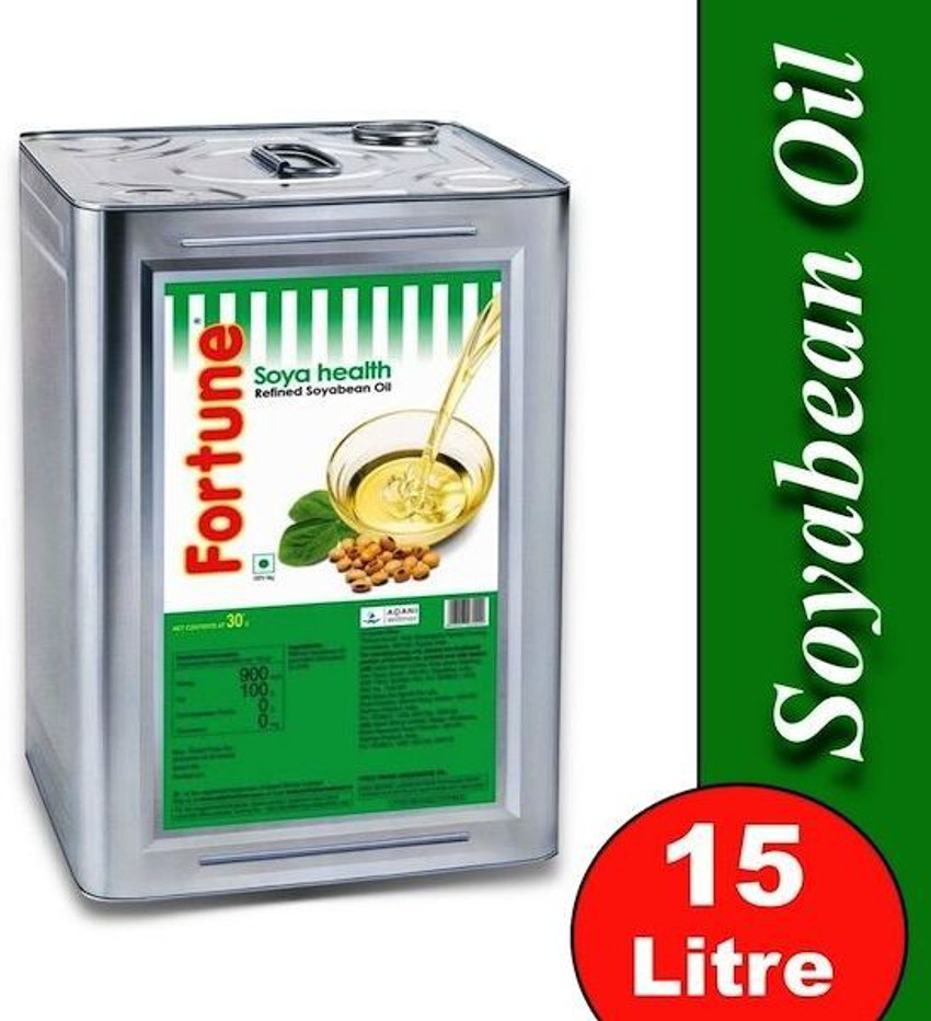 Fortune Refined Soyabean Oil 15 Litre Soyabean Oil Tin Price in